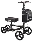 Aojin Knee Scooter, Steerable Knee Walker Economical Knee Scooters for Foot Injuries Best Crutches Alternative