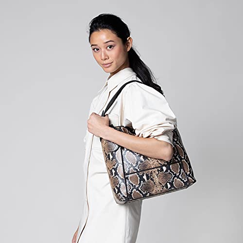 Botkier Woman's Soho Medium Leather Hobo Bag, Brown Snake #TOP4