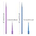 Mudder 200 Pieces Touch Up Paint Brushes Swabs Disposable Micro Applicators for Automotive Paint Chip Repair, 2.5 mm and 1.5 mm Available