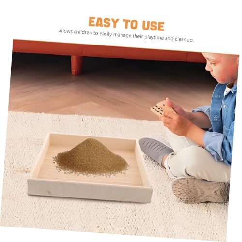 Bac à sable pour tout-petits plateau d'éveil pour salon et balcon - 4