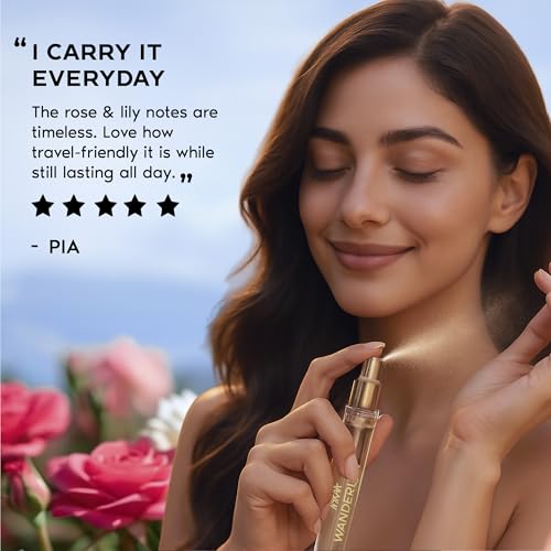 Image of Nykaa Wanderlust English Country Rose Eau De Parfum I Travel size, mini Perfume for Women - 16 ml I Rose & fresh Lilly Perfume | Long-Lasting, Travel‐Friendly, Vegan,Paraben‐Free, IFRA Certified