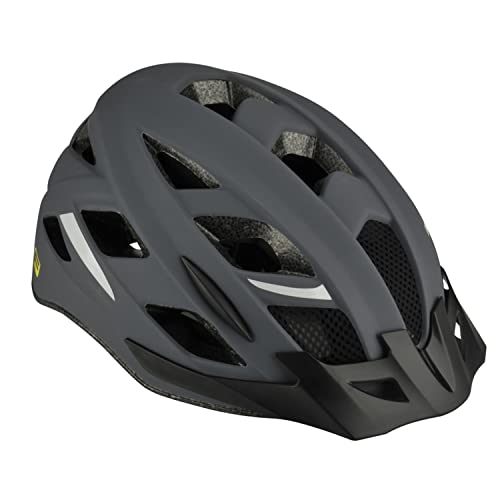 FISCHER Erwachsene Fahrradhelm, Radhelm, Cityhelm Urban Levin, L/XL, 58-61cm, grau, mit beleuchtetem Innenring-System 2 FISCHER Erwachsene Fahrradhelm, Radhelm, Cityhelm Urban Levin, L/XL, 58-61cm, grau, mit beleuchtetem Innenring-System