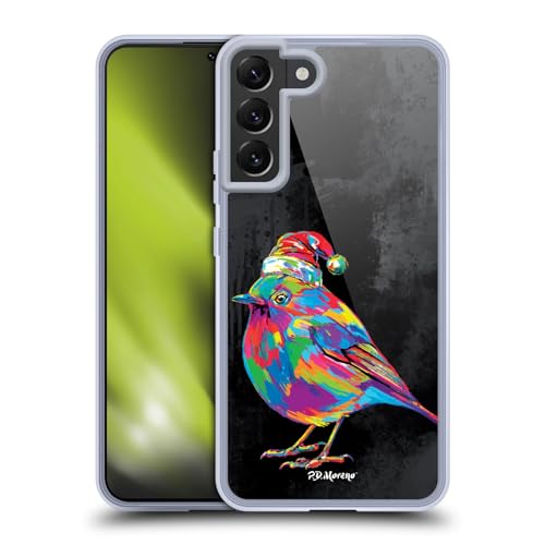 Funda de gel P.D. Moreno Robin navideño para Samsung Galaxy S22+ 5G