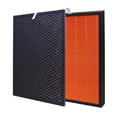 Air Purifier 117130 Replacement Filter J,Compatible For Winix,ZERO & PRO & + & HR950 & HR1000(Orange)
