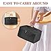 BOHEMIABY Portable Wax Warmer Bag, Waxing Machine Storage Organizer Case for Hard/Soft Wax Pots, Tools, Accessories with Separators, Mesh Pockets for Beauticians, Home Salon & Travel