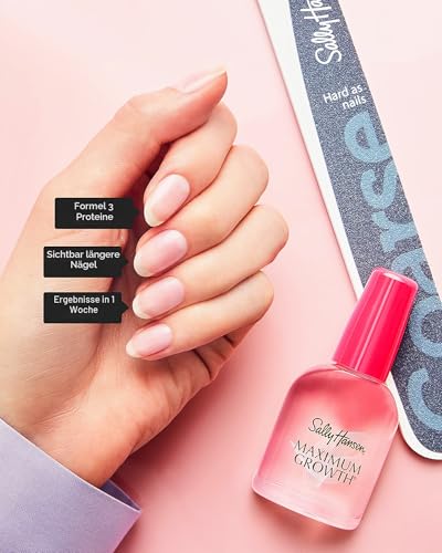 Sally Hansen maximale Wachstum Nail Care, 13,3 ml, 30080452000, pink, 13.3ML
