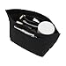 LOUKAYCCI Felt Purse Organizer Insert for Longchamp Le Pliage L Handbag Insert (Large, Black)