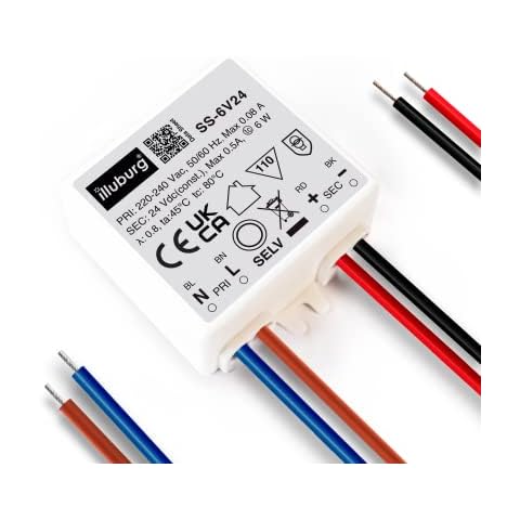 illuburg Transformador LED 24V 6W Sin Parpadeo Cover