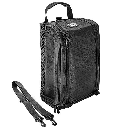 Golf Shoe Bag, Travel Shoe Bag【Upgraded】with Anti-loss Keychain, Two-way Carabiner and Hidden...