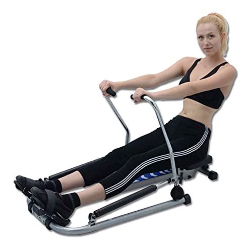 Image of Fitness Equipment Rowing Machine Household Training Rowing Machine Water Resistance Hydraulic Rowing Machine Indoor Fitness Equipment Black 126 * 58