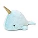 GUND Nori Narwhal Stuffed Plush Whale, 12"