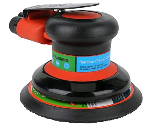 ATAAY Buffer Random Exzenterschleifer Pneumatischer Exzenterschleifer Luftschleifer, 125 mm Vakuum-Exzenter-Polier-/Schleifmaschine Pneumatische Werkzeuge Effizientes Polieren – Bild 3