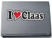 Produktbild INDIGOS UG - Aufkleber - I Love Heart Decal Sticker Laptopskin 297 mm - Ich Liebe - I Love Claas - Laptop Netbook Computer - Sticker mit Namen vom Mann Frau Kind