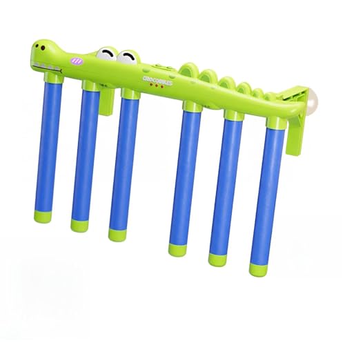 WSLFOKIDA Reflex Challenge Game, Reflective Drop Stick Challenge Game Set, Hand-Eye Coordination Reaction Speed Training, Three Adjustable-Speed Models with Remote Control Function