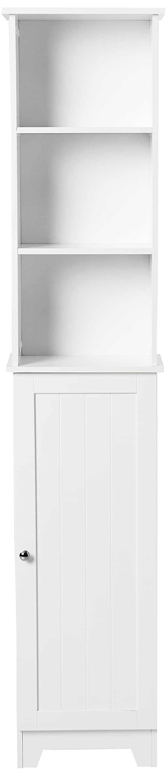 Redmon Contemporary Country 13.38-in x 27.63-in x 11.75-in Espresso Freestanding Linen Cabinet at