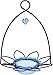 Birds Choice BBFF Bluebird Flower Feeder