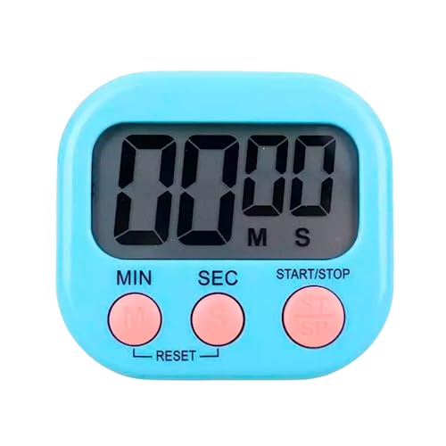 Pequeno Temporizador Relogio Timer Lcd Digital Cozinha Magnético De Contagem Regressiva Dígitos Gran