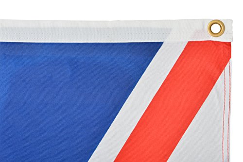 Green Grove Products British (United Kingdom) Flag 3' x 5' Ft 130g Premium Polyester Outdoor Union Jack