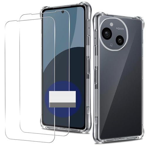 Seninhi �Ή� Sense 9 / sense 10 �P�[�X�i1�����j+ �K���X�t�B�����i2�����j�Z���X 9 SH-53E SHG14 SH-M29 �y�� �P�[�X �N���A �ČRMIL�K�i�擾 �l��?���ی�/�J�����ی� TPU �J�o�[ �Z���X9/10 