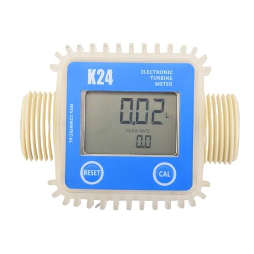 Flow Sensor Meter Digital Pipeline Water Flow Digital Liquid Crystal K24 Flowmeter Fuel Flow Tester Flowmeter Measuring Tool