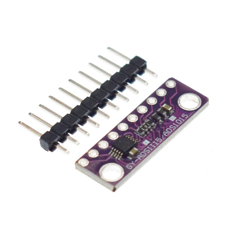 Lot de 5 modules de convertisseur ADS1015 12 bits ADC 4 canaux, module de carte modulaire programmable