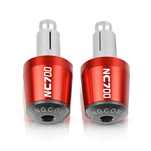 �o�C�N���i 7/8 "22mm���[�^�[�T�C�N���n���h���o�[�O���b�v�G���h�n���h���o�[�L���b�v�G���h�v���O �ɓK������z���_ NC700S NC700X NC700 NC 700 X S 700S 700X 2011-2018(Red-titanium)