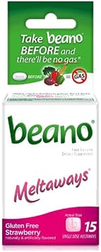 Beano Meltaways Strawberry 15 ea (Pack of 6)