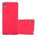 Produktbild Cadorabo Hülle für Sony Xperia X in Frost ROT - Handyhülle aus flexiblem TPU Silikon - Silikonhülle Schutzhülle Ultra Slim Soft Back Cover Case Bumper