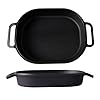Crucible Cookware Extra Large Cast Iron Artisan Bread Pan 6 Loop Handles Deep Lid for Steam Baking #5