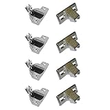 Compact 33 Hinges, Face Frame, 1/2 " OL , with face plate - 2 Pairs (4 pcs) with screws