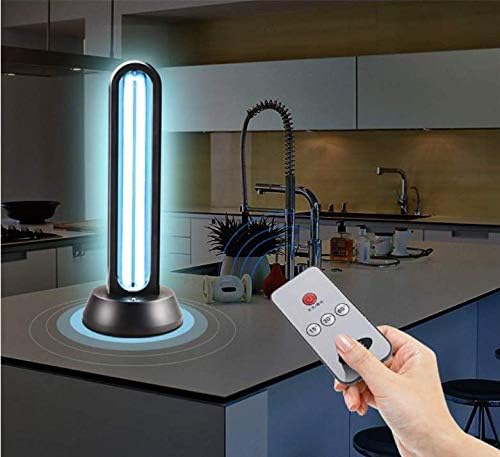 Quartz UV germicidal lamp Ultraviolet Light with Ozone to Kill Bacteria Fungi viruses 99.9 Remote Control Residential Area 65W,65W