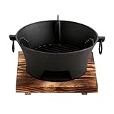 ★ Anneau de traction pratique à double oreille, isolation thermique efficace et anti-brûlure, facile à déplacer.