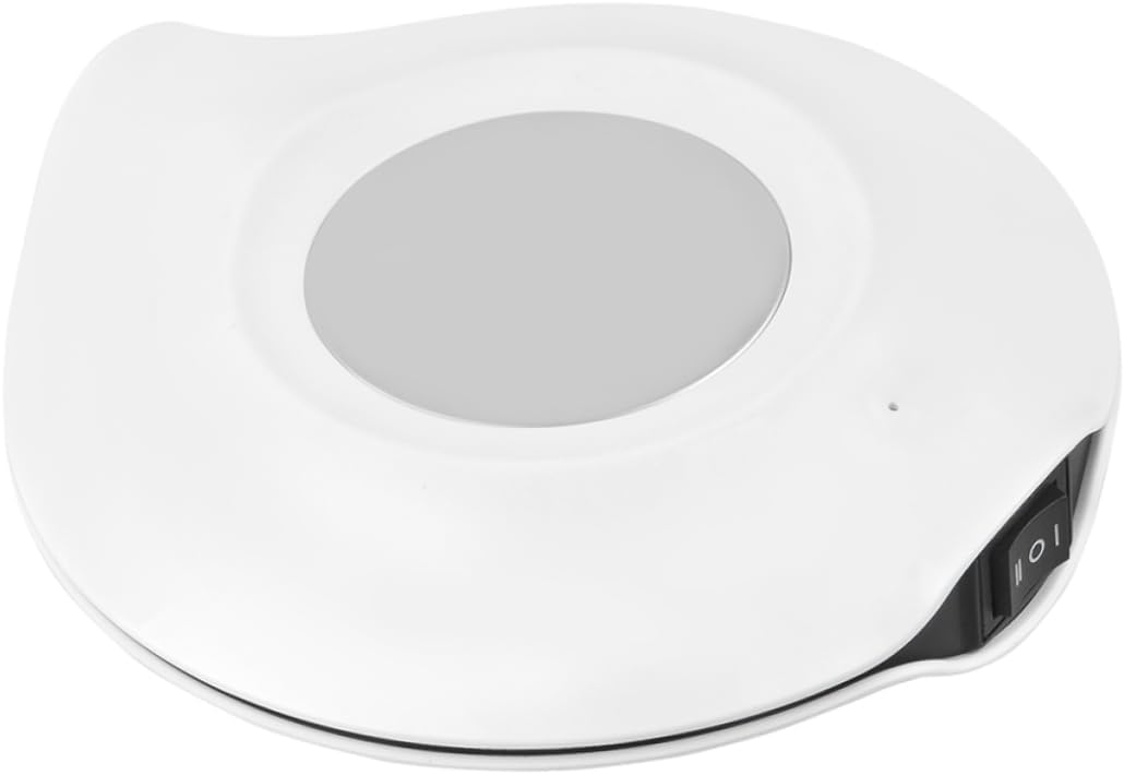 PRETYZOOM Usb Mini Refrigerator for Office Travel Portable Hot and Cold Cooling Pad White Powered by Usb for Drinks Skincare