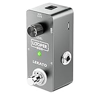★ SOLID CONSTRUCTION : The loop station is ultra simple design and super mini size, made of aluminum alloy, very convenient and durable. Let you out to show there is no burden. Enjoy your own fun and colorful life. ★ UNCOMPRESSED AUDIO: The looper pr...