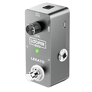 ★ SOLID CONSTRUCTION : The loop station is ultra simple design and super mini size, made of aluminum alloy, very convenient and durable. Let you out to show there is no burden. Enjoy your own fun and colorful life. ★ UNCOMPRESSED AUDIO: The looper pr...