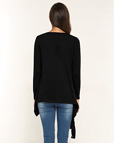 StyleDome Donna Maglione Maglia Camicetta Blusa