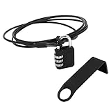 Together-life Cooler Cable Lock Bracket for YETI Tundra, 6 ft Cable Lock with Combination Padlock for Secure Coolers to Boat, Truck Bed, Deck, Trailer