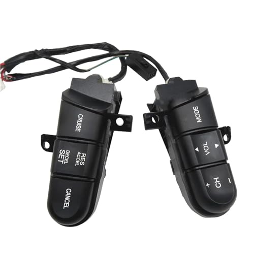 Boutons commande volant Civic avec finition précise pour commutateur audio robuste