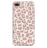 Velvet Caviar Compatible with iPhone 8 Plus Case/iPhone 7 Plus Case Leopard Cheetah Print Blush Pink - [8ft Drop Tested] w/Microfiber Lining