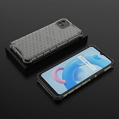 Image of Glasgow | for Realme C20 Stylish Look Pattern Back Case Cover for Realme C20 - Black