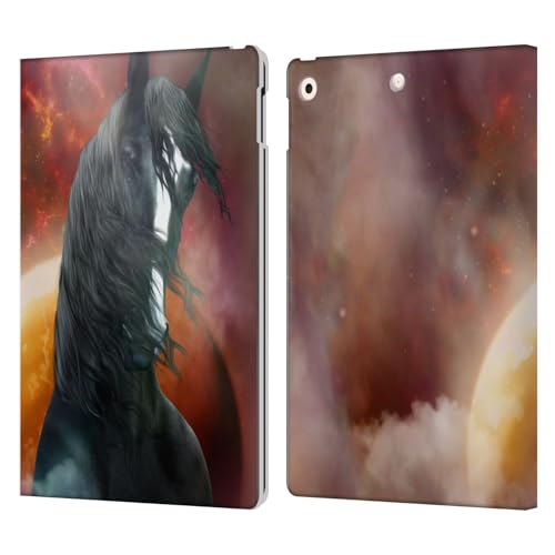 Étui en cuir Simone Gatterwe Chevaux, finitions pour iPad 10.2