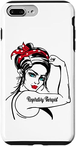 iPhone 7 Plus/8 Plus Female Respiratory Therapist Rosie The Riveter Pin Up Girl Case