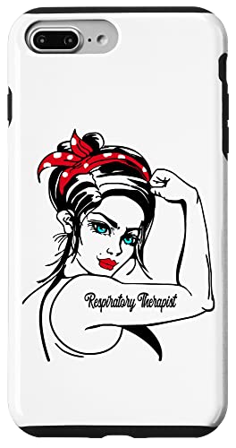 Iphone 7 Plus/8 Plus Female Respiratory Therapist Rosie The Riveter Pin Up Girl Case #TOP15