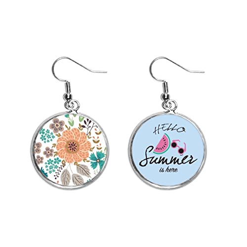 Pendientes de sandía para lucir en la playa y paseos de verano