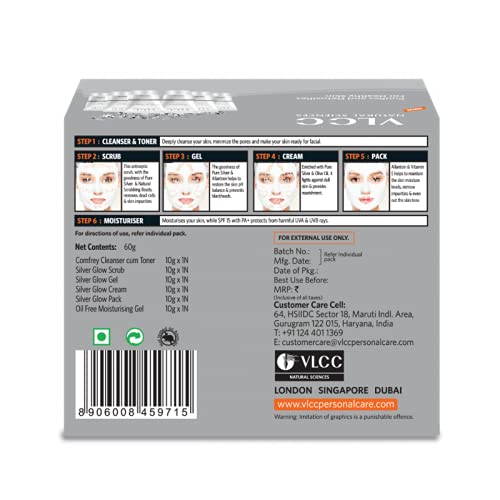 VLCC Silver Facial Kit (60gm)