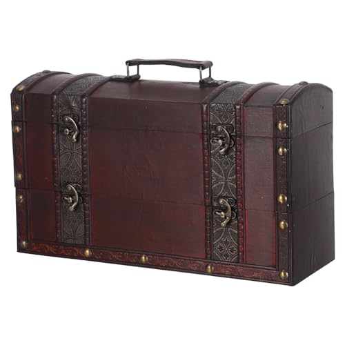 Coffret à vin vintage en bois évitant les chocs avec sa boîte de rangement robuste