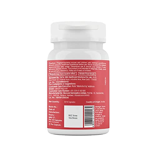 Tata 1mg CoQ 10 (Coenzyme 10) ((200mg)) Capsules, Supports Heart and Vascular Health, Promotes Healthy Cellular Function For Unisex , 50 grams