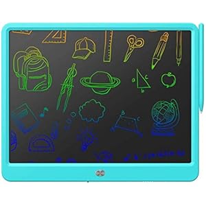 LCD Writing Tablet, Extra large 15 Inch, Colorful, Erasable Electronic Digital Drawing Pad Doodle Board, Gift for Kids…