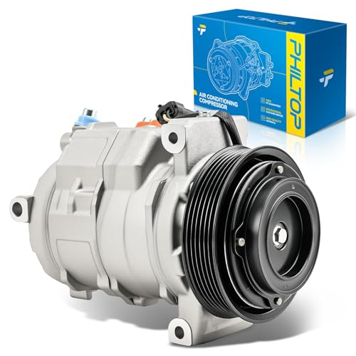 Image of PHILTOP 198385 NEW Air Conditioner AC Compressor with Clutch for Dodge Journey 2009 2010 2011 2012 2013 2014 2015 2016 2017 2018 2019 2.4L, Journey 2020