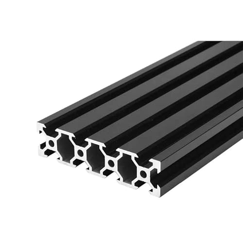 REHOSE 1PCS Black 2080 European Standard Anodized Aluminum Profile Extrusion 100-800MM Length Linear Rail for CNC 3D Printer (Color : V-150mm)